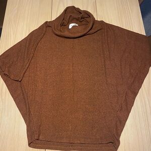 Cozy Brown Turtleneck Sweater